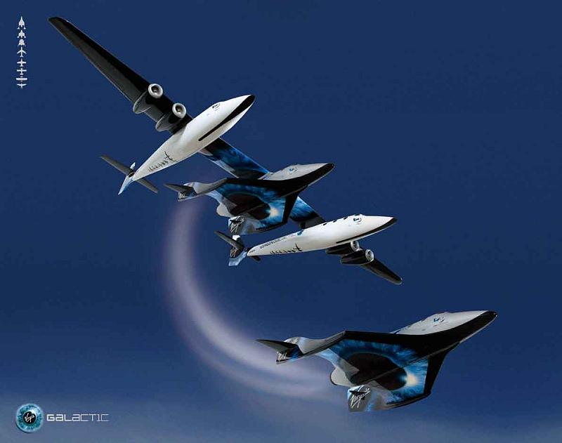 Illustration for article titled First Virgin Galactic White Knight II Photos